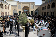 مراسم عزاداری عاشورای حسینی در حرم مطهر حضرت عبدالعظیم حسنی (ع)