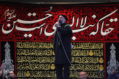 مراسم خیمه سوزان عصر عاشورا در میدان امام حسین(ع) تهران