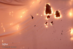 مراسم خیمه سوزان عصر عاشورا در میدان امام حسین(ع) تهران