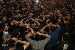 مراسم خیمه سوزان عصر عاشورا در میدان امام حسین(ع) تهران