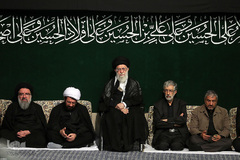 مراسم عزاداری شام غریبان در حسینیه امام خمینی(ره)