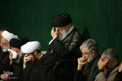 مراسم عزاداری شام غریبان در حسینیه امام خمینی(ره)