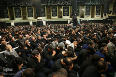 مراسم عزاداری شام غریبان در حسینیه امام خمینی(ره)