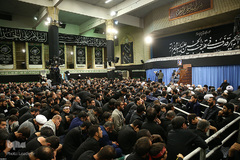 مراسم عزاداری شام غریبان در حسینیه امام خمینی(ره)