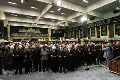 مراسم عزاداری شام غریبان در حسینیه امام خمینی(ره)