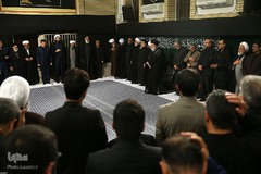مراسم عزاداری شام غریبان در حسینیه امام خمینی(ره)