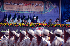 رژه بزرگ نیروهای مسلح در تهران