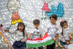 مراسم آغاز سال تحصیلی جدید و به صدا درآمدن زنگ اول مهر در مهدهای کودک