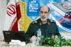 محمدحسین سپر در مراسم معارفه رئیس دارالقرآن سازمان بسیج