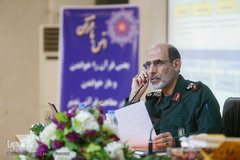 محمدحسین سپر در مراسم معارفه رئیس دارالقرآن سازمان بسیج