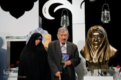 مراسم رونمایی از سردیس مرضیه حدیدچی (دباغ)