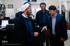 بازدید حجت الاسلام و المسلمین احمد مازنی از خبرگزاری ایکنا