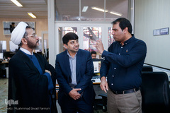 بازدید حجت الاسلام و المسلمین احمد مازنی از خبرگزاری ایکنا