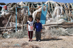 کودکان زلزله زده روستای گلین