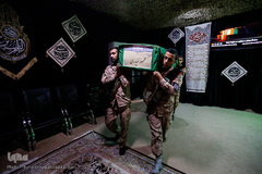 وداع با شهید محمود حیدری مدافع حرم فاطمیون