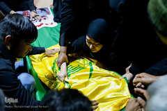 وداع با شهید محمود حیدری مدافع حرم فاطمیون