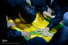 وداع با شهید محمود حیدری مدافع حرم فاطمیون