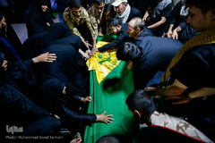 وداع با شهید محمود حیدری مدافع حرم فاطمیون