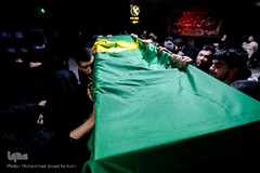 وداع با شهید محمود حیدری مدافع حرم فاطمیون