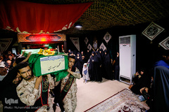 وداع با شهید محمود حیدری مدافع حرم فاطمیون