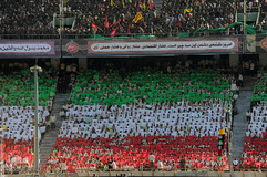 اجتماع ده‌ها هزار‌نفری بسیجیان