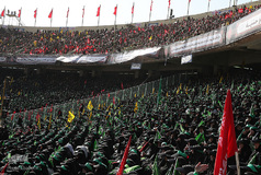 اجتماع ده‌ها هزار‌نفری بسیجیان