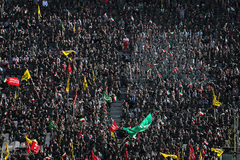 اجتماع ده‌ها هزار‌نفری بسیجیان