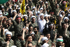 اجتماع ده‌ها هزار‌نفری بسیجیان