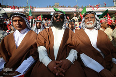 اجتماع ده‌ها هزار‌نفری بسیجیان