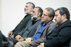 اسماعیل امینی نویسنده در آیین رونمایی از کتاب «اربعین مرثیه»