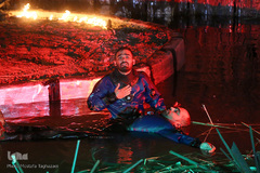 مراسم افتتاحیه و نخستین اجرای نمایش محیطی «نقطه رهایی»