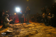 مراسم افتتاحیه و نخستین اجرای نمایش محیطی «نقطه رهایی»