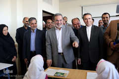 ⁨مراسم افتتاح آموزشگاه شهدای دانایی در روستای حصار قاضی بخش جواد آباد