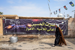 پیاده‌روی ۴۰ هزار نفری زائران اربعین تا کربلا