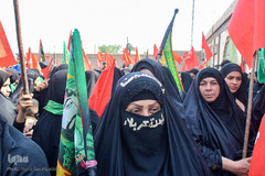 پیاده‌روی ۴۰ هزار نفری زائران اربعین تا کربلا