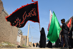 پیاده‌روی ۴۰ هزار نفری زائران اربعین تا کربلا