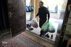 آئین رزق زائر اربعین حسینی در بقعه شیخ طرشتی