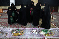 آئین رزق زائر اربعین حسینی در بقعه شیخ طرشتی