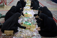 آئین رزق زائر اربعین حسینی در بقعه شیخ طرشتی