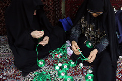 آئین رزق زائر اربعین حسینی در بقعه شیخ طرشتی