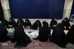 آئین رزق زائر اربعین حسینی در بقعه شیخ طرشتی