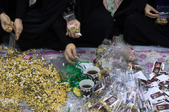 آئین رزق زائر اربعین حسینی در بقعه شیخ طرشتی