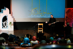 کیوان ساکت در مراسم تجلیل از «مفاخر ماندگار»