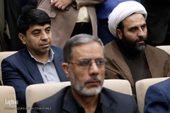 عیسی علیزاده، معاون فرهنگی جهاد دانشگاهی در مراسم تودیع و معارفه رئیس سازمان اوقاف و امور خیریه