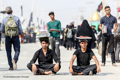 زائران کربلا در شلمچه