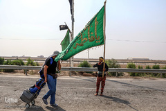 زائران کربلا در شلمچه