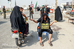 زائران کربلا در شلمچه