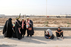 زائران کربلا در شلمچه