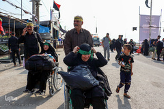 زائران کربلا در شلمچه