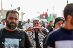 زائران کربلا در شلمچه